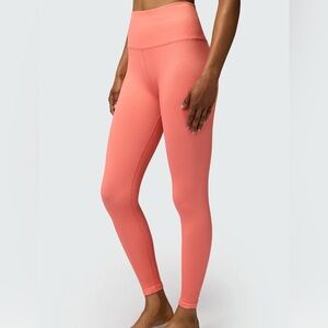 Spiritual Gangster Love Sculpt Ribbed 7/8 Legging Flamingo XS/Small